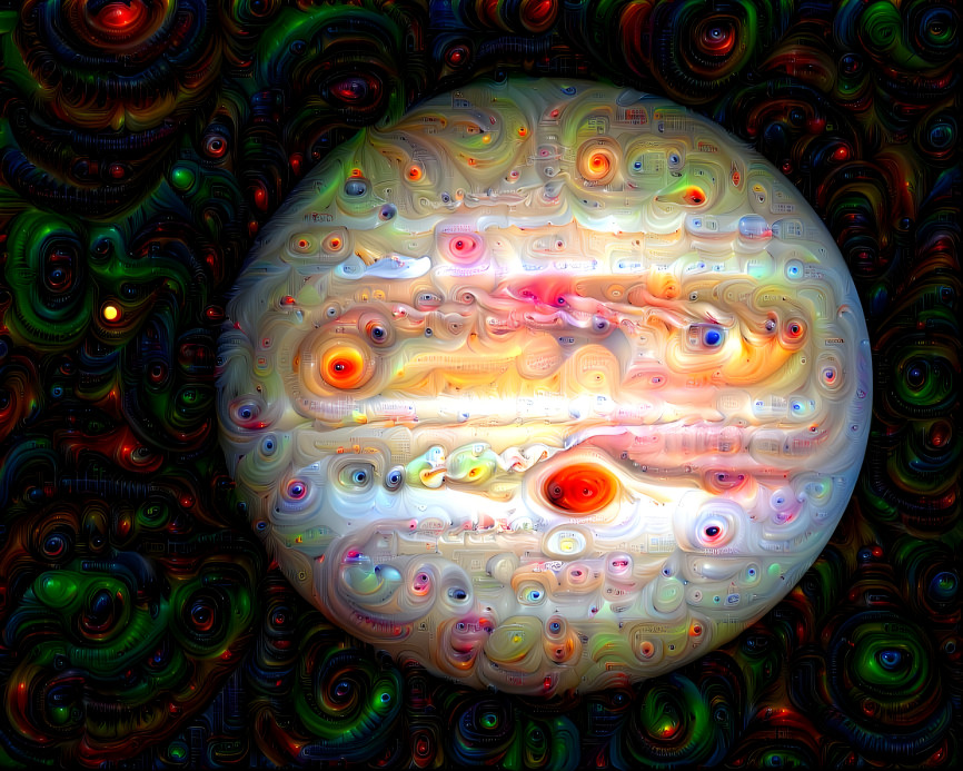 Deep dreaming of Jupiter