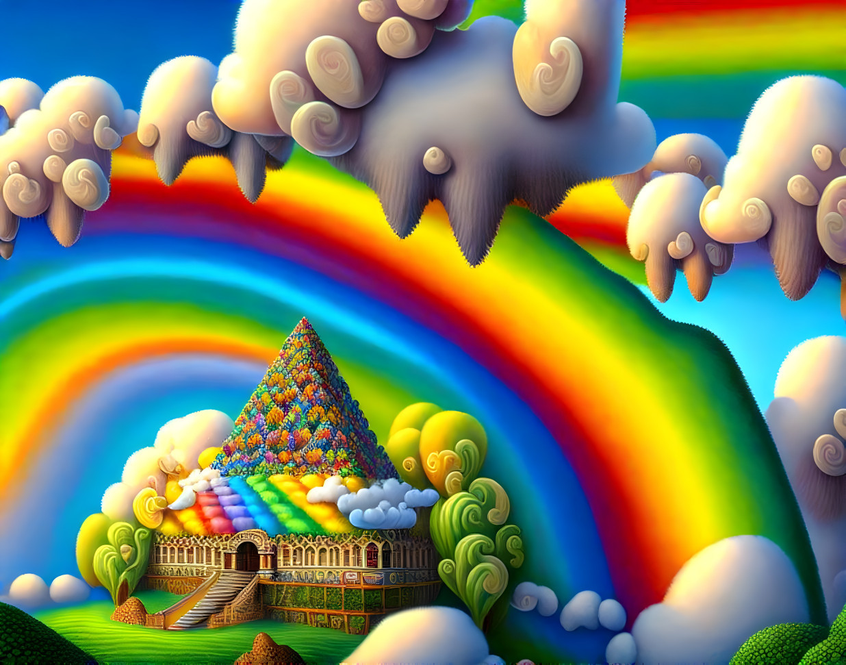 FRACTAL RAINBOW DREAM DOJO 