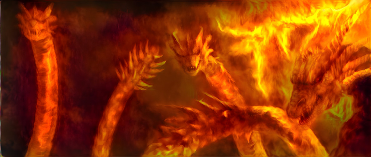 Burning ghidorah