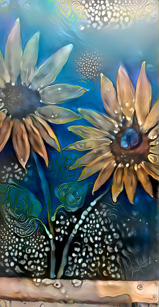 Metallic Sunflower Dream