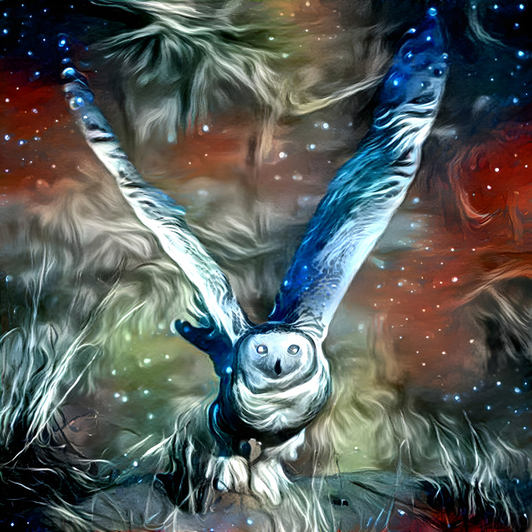 BLUE MAGIC OWL