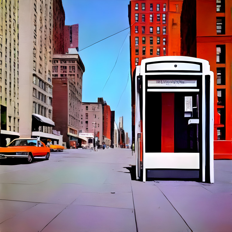 Large Phone Booth, NYC