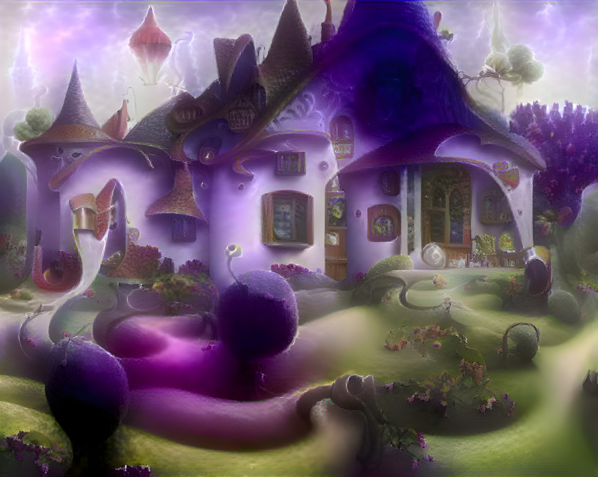 Purple Hobbit House