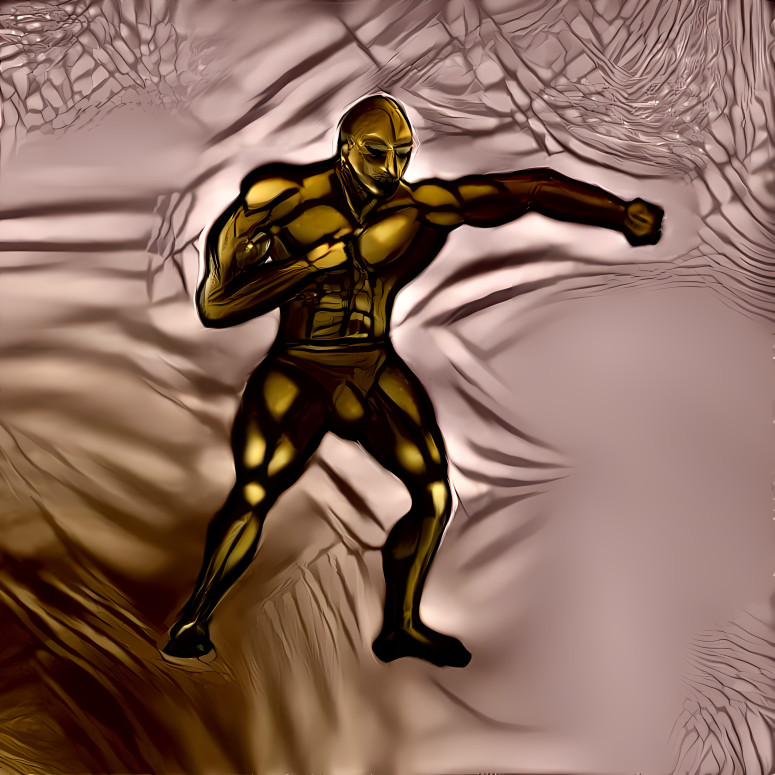 "Golden golem"