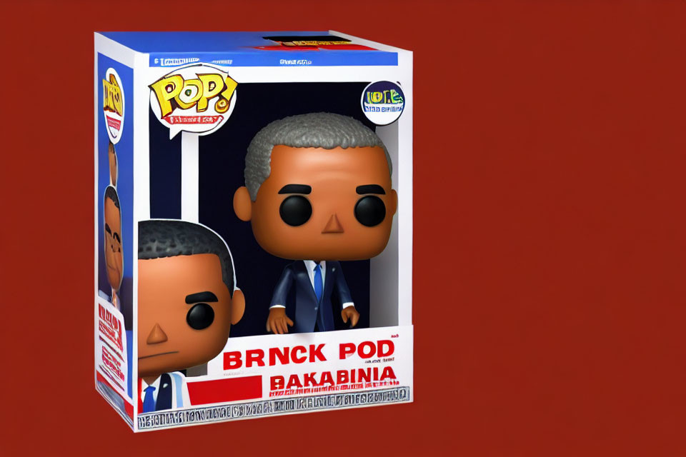 Grey-Haired Male Character Funko Pop! Vinyl Figure in Blue Suit Box - "Pop!", 