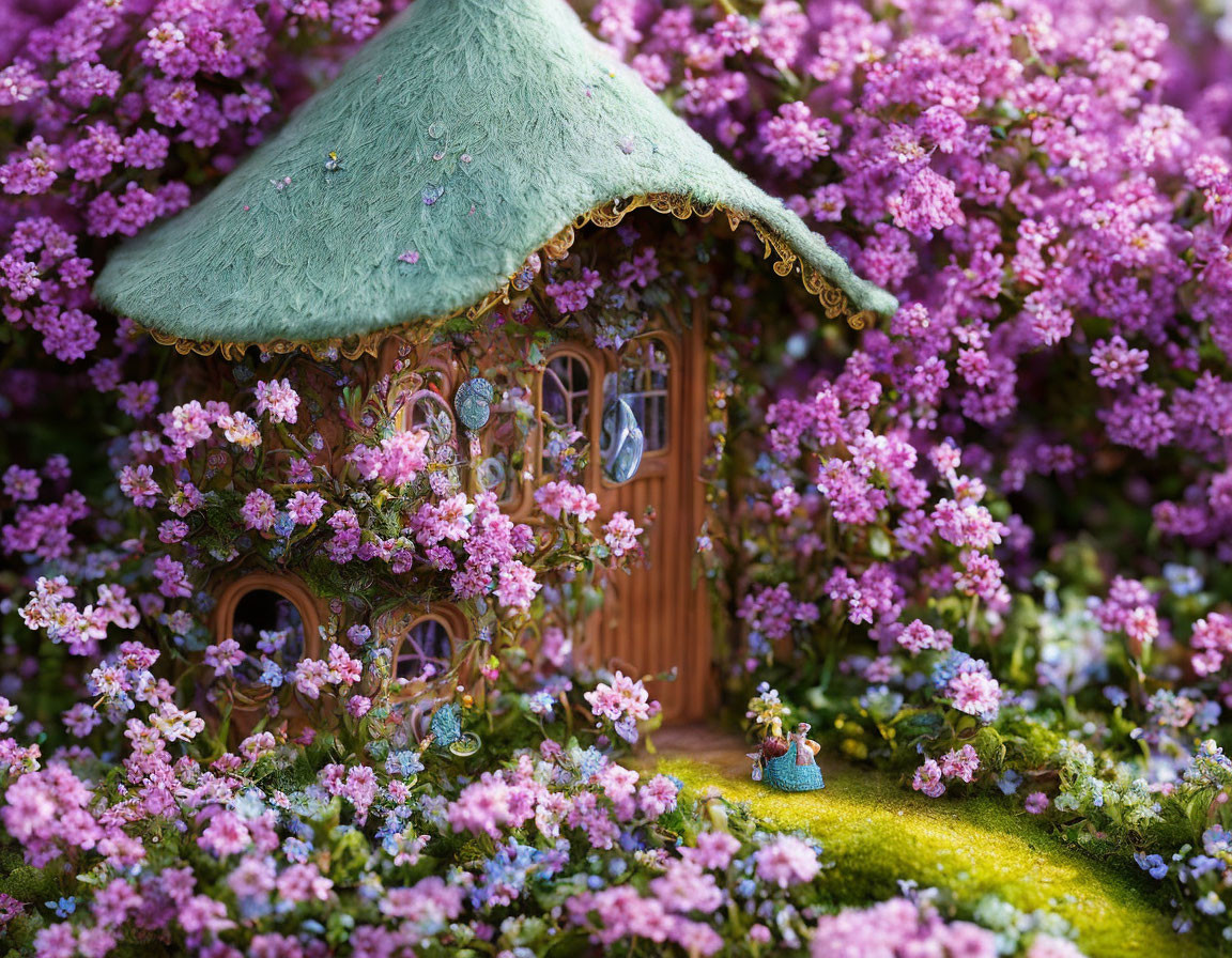 Spring fairy house