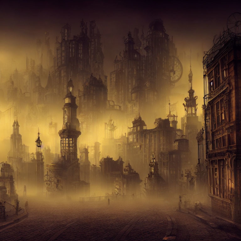 Steampunk city