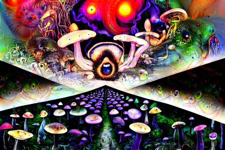 Esoteric mushroom valley 