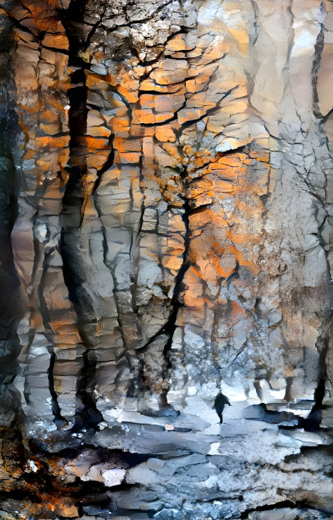 Morning in the forrest. Watercolor