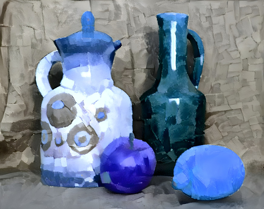 Blue still life