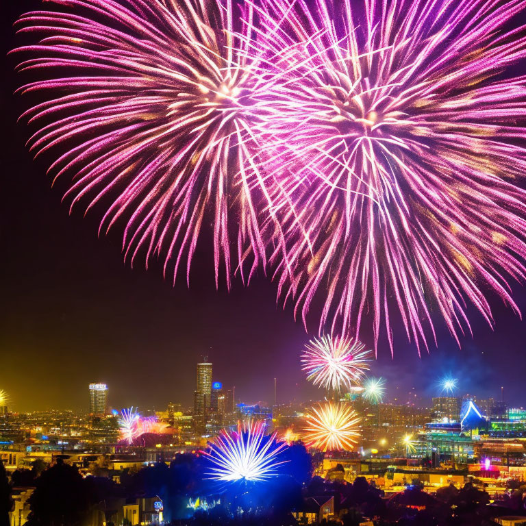 Adelaide fireworks. HNY!!