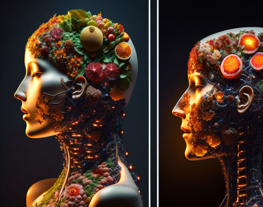 Profile split: fruits and vegetables vs. mechanical structure