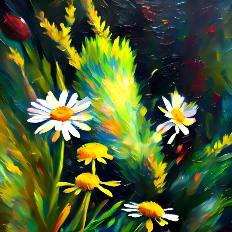 field daisies