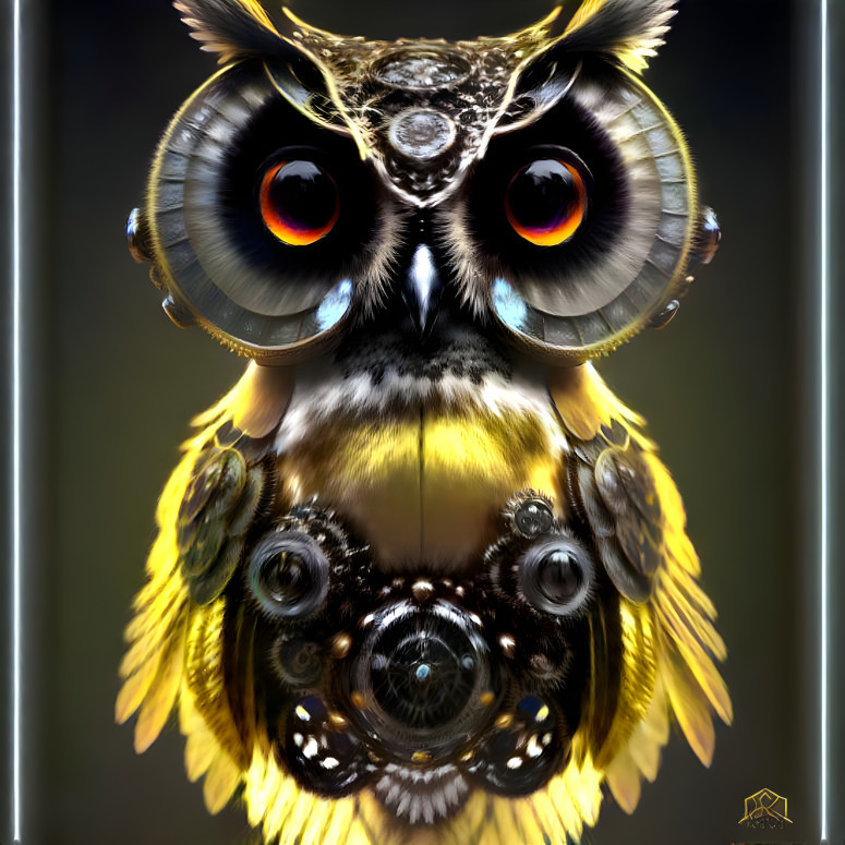 Owl portrait