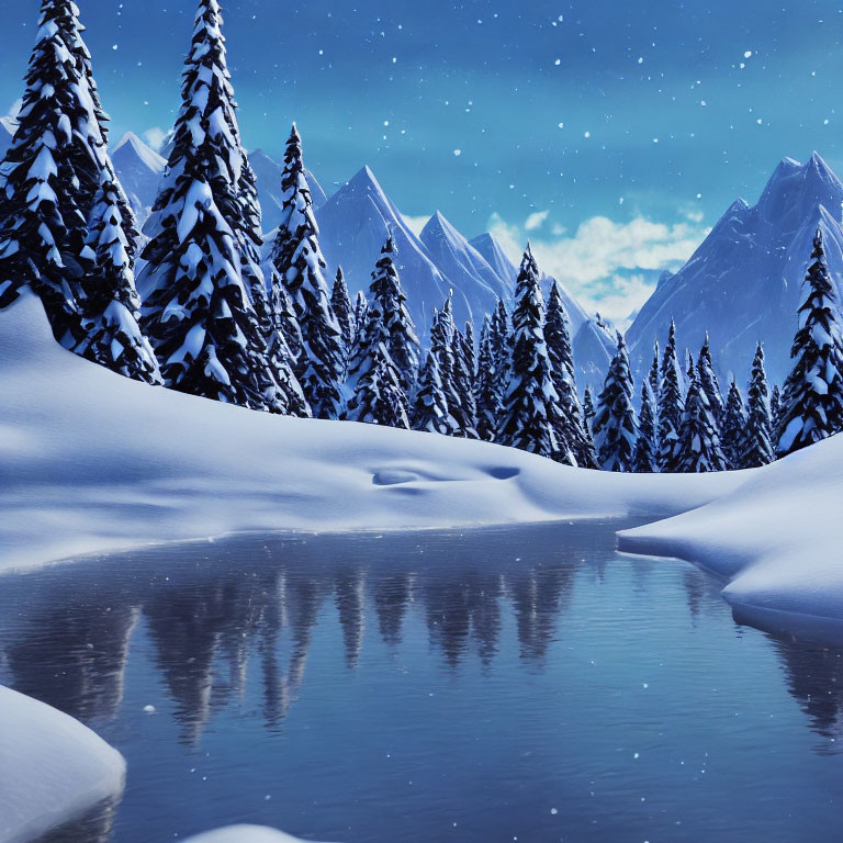 snowy environment