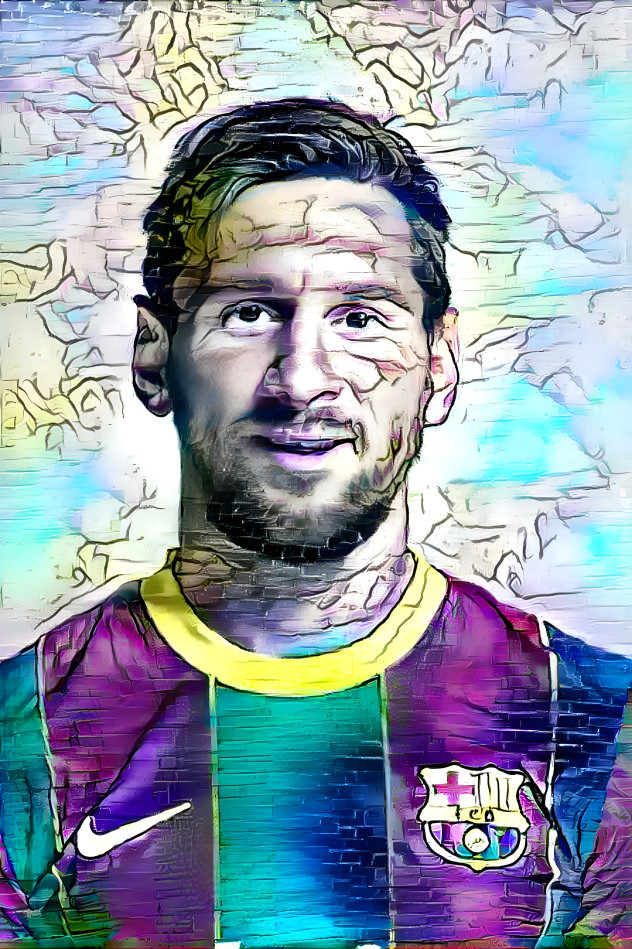 Messi graffiti