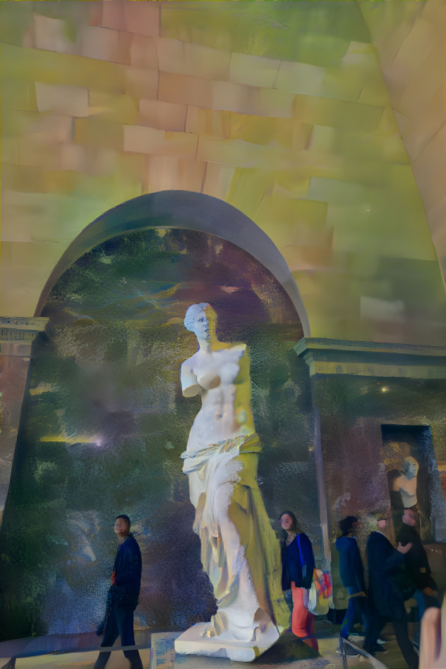 Venus de Milo painted by AI