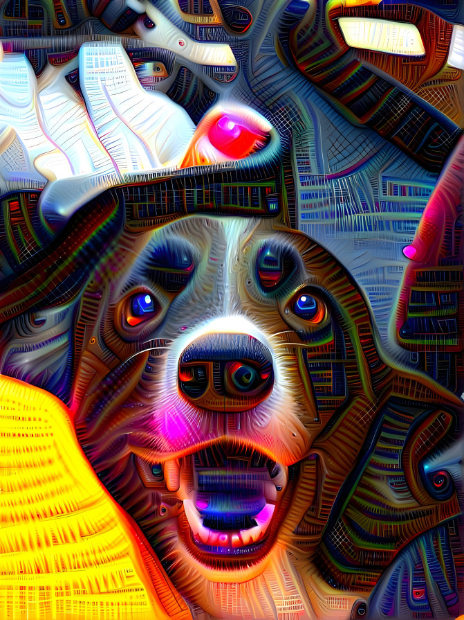 Trippy Border Collie