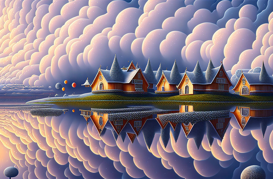 Village in the clouds