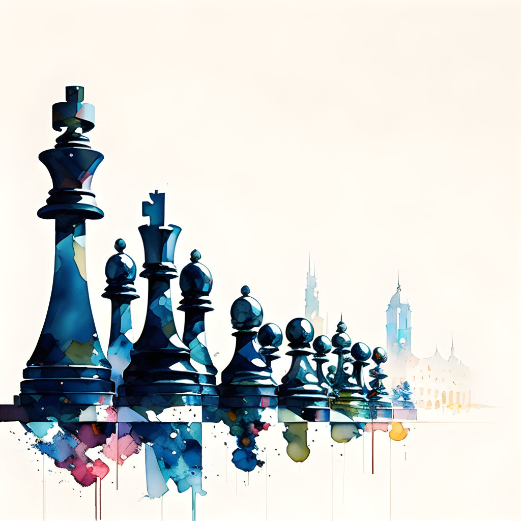 watercolor chess 2