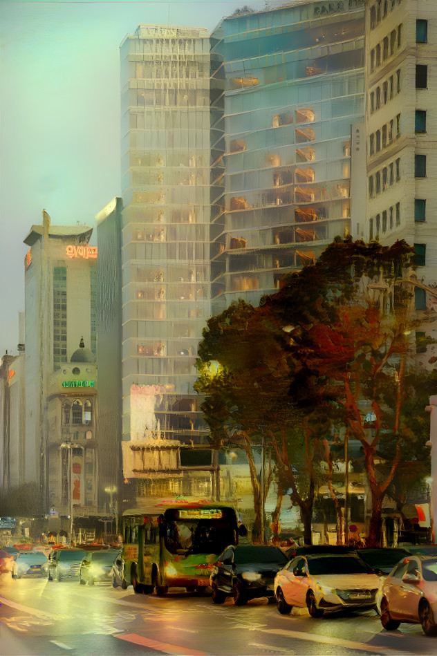 Seoul gangnam landscape