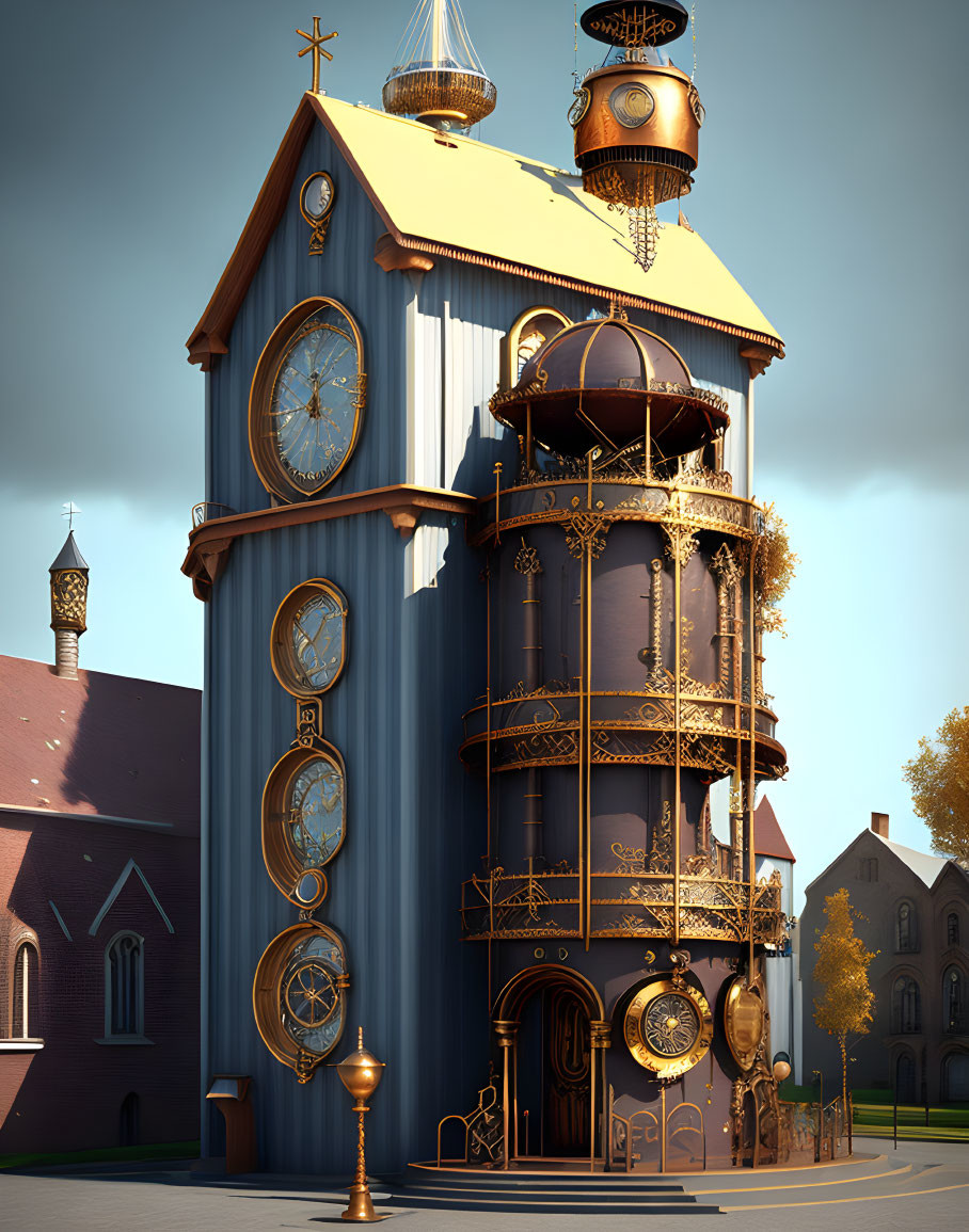 Steampunk church