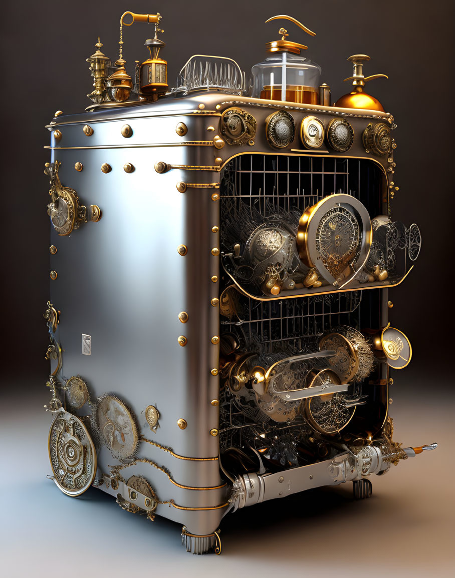 Steampunk Dishwasher