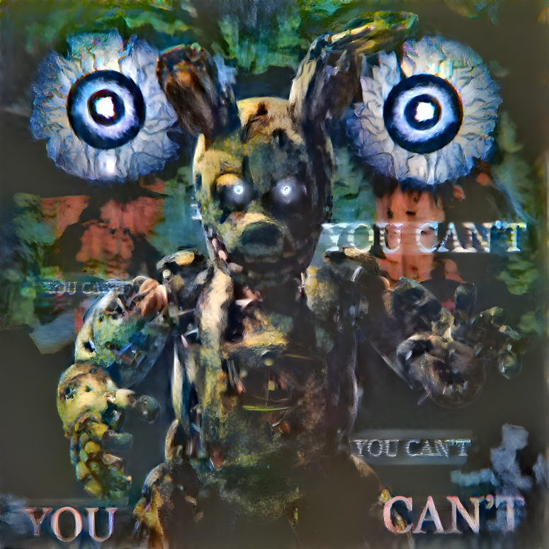 YOU CAN'T