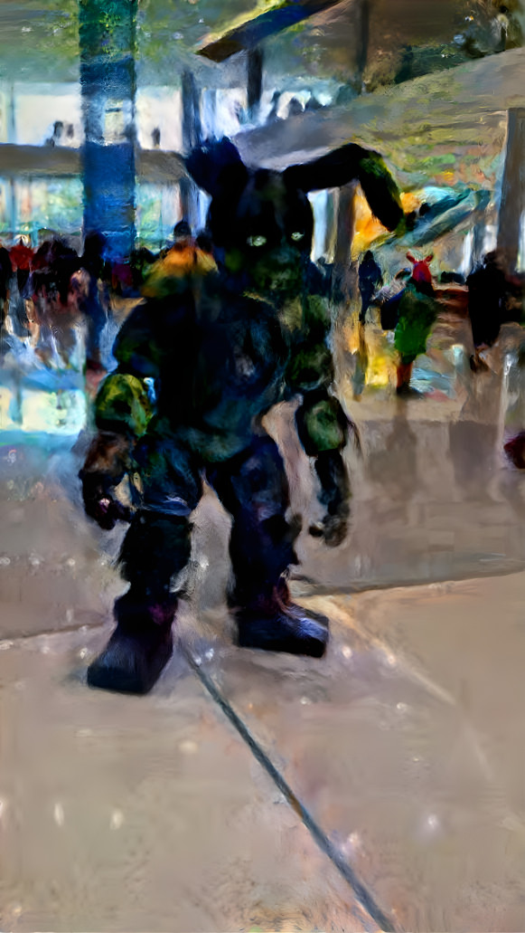 Springtrap in a mall