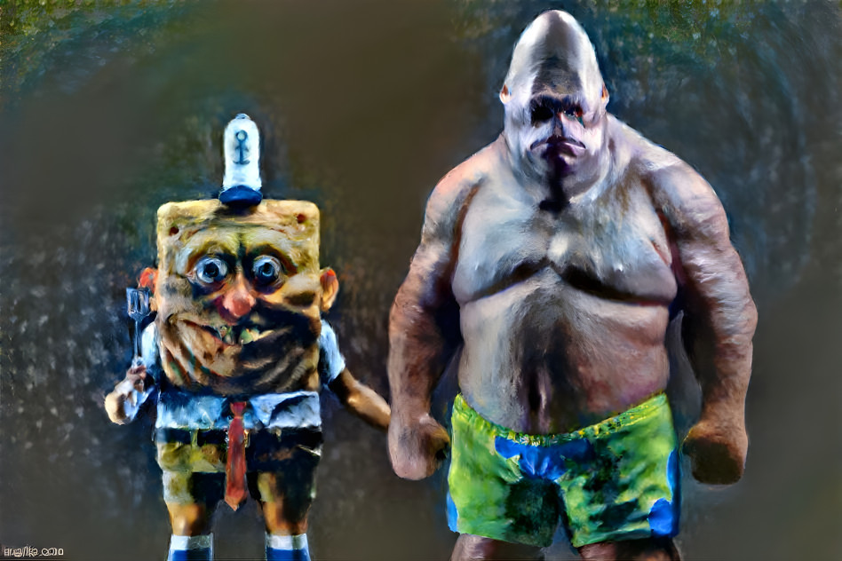 Spongebob and Patrick