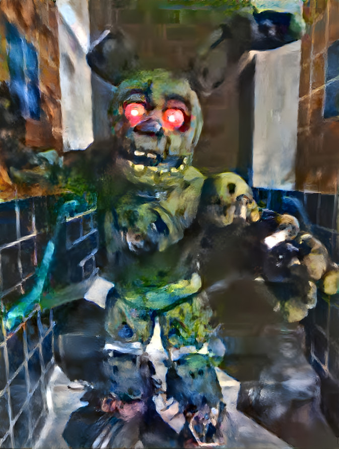 Springtrap reaching out