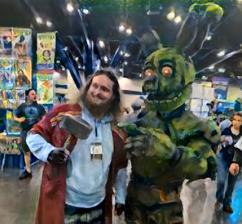 Springtrap with a thor cosplayer