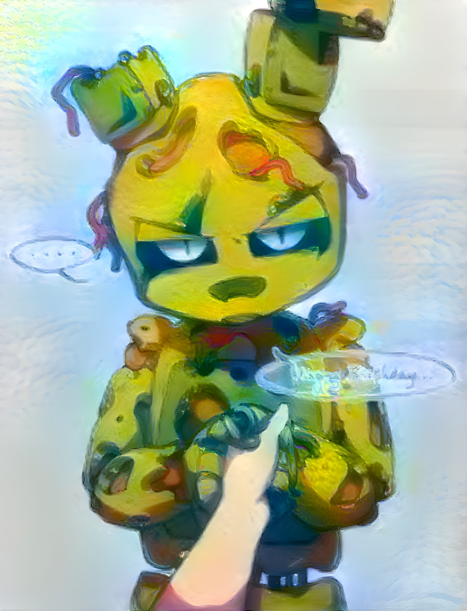 "Happy birthday" -Springtrap