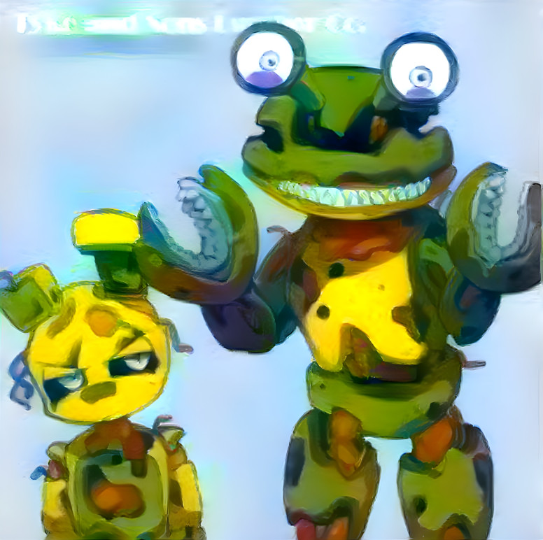 Springtrap and f r    o               g