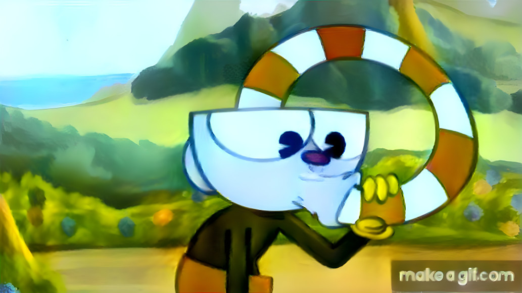 Cuphead being cuphead