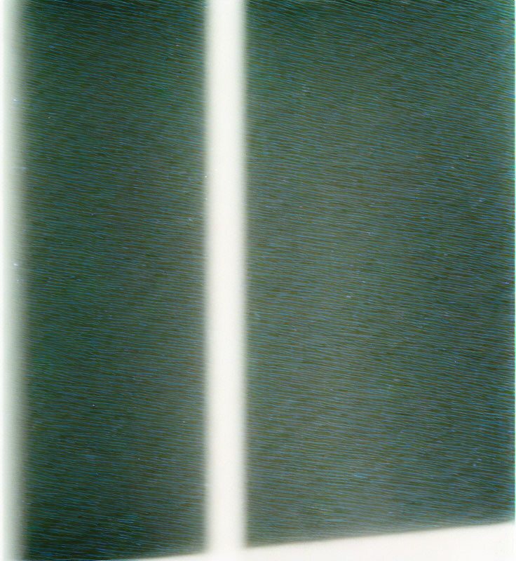 Abstract Light and Dark Vertical Streaks from Overexposed Film