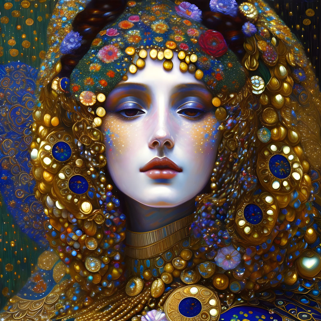 Klimt Inspired (From 1 of my digitals)