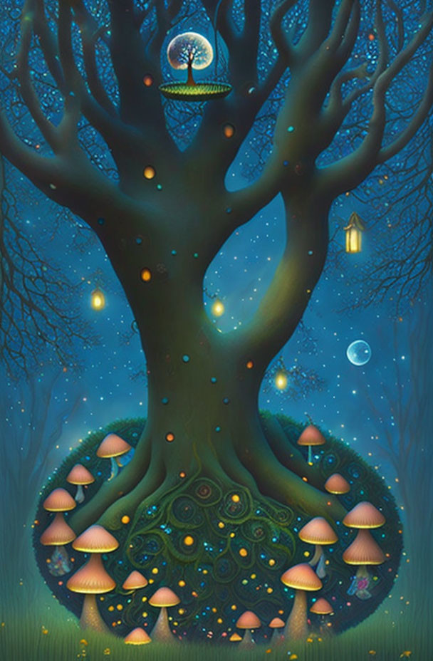 Fairie Ring and Moon Tree