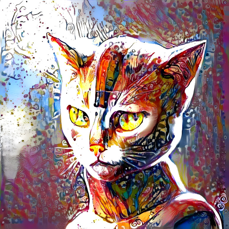 Psyco-Cat with Yellow Eyes