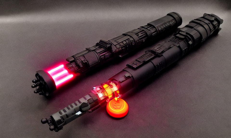 Replica Lightsabers: Red Blades, Dark Surface