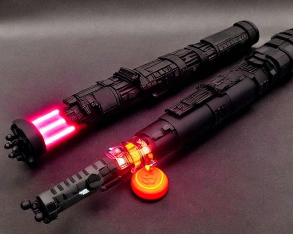 Replica Lightsabers: Red Blades, Dark Surface