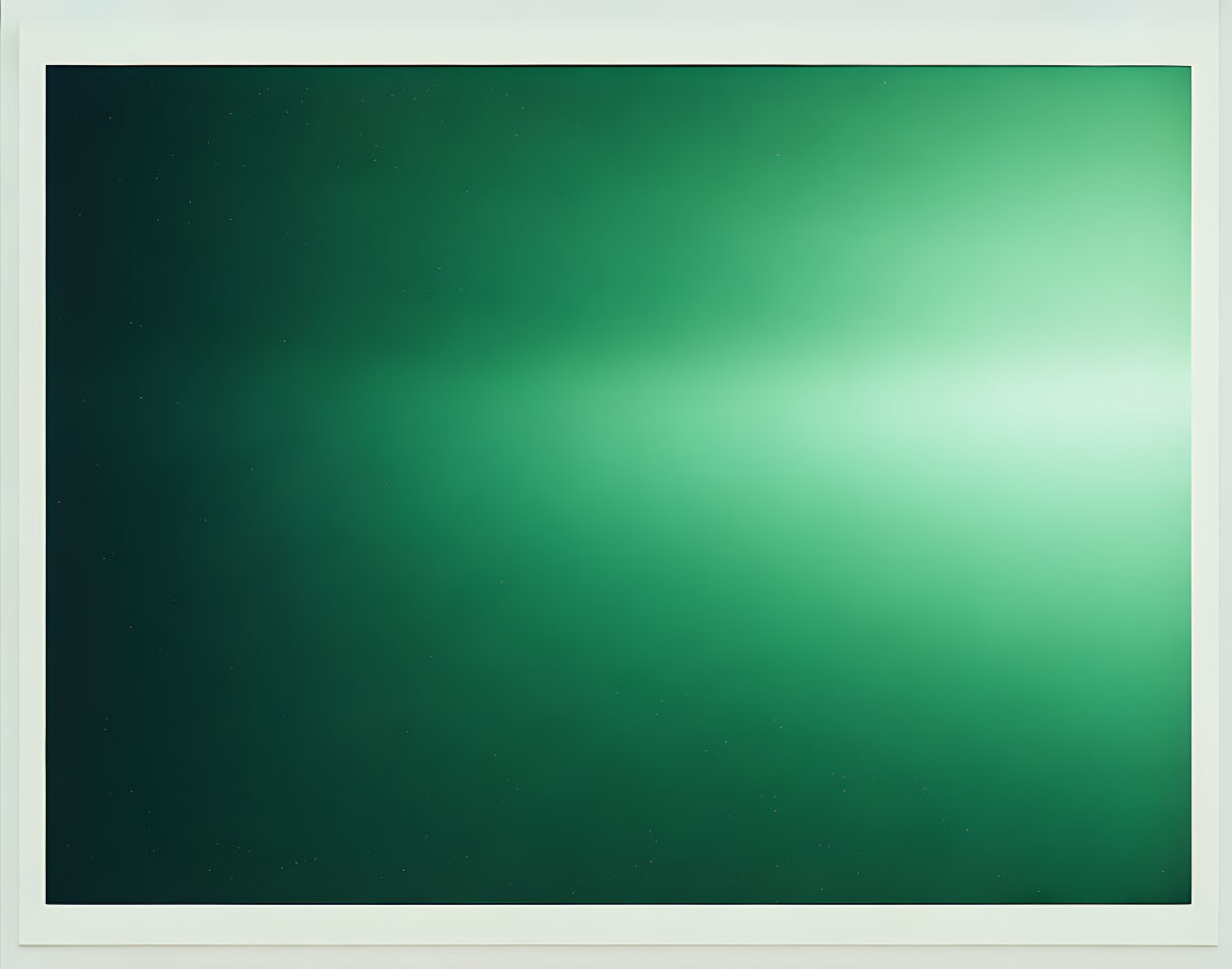 Dark to light green gradient with subtle texture resembling celestial phenomenon or defocused light.