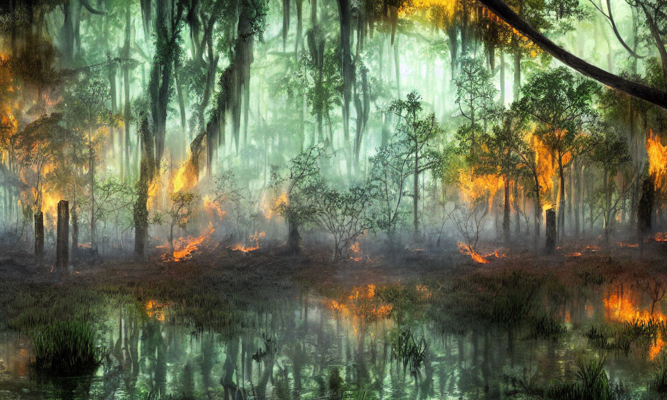 Swamp on Fire