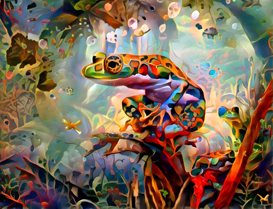 Abstract Frog