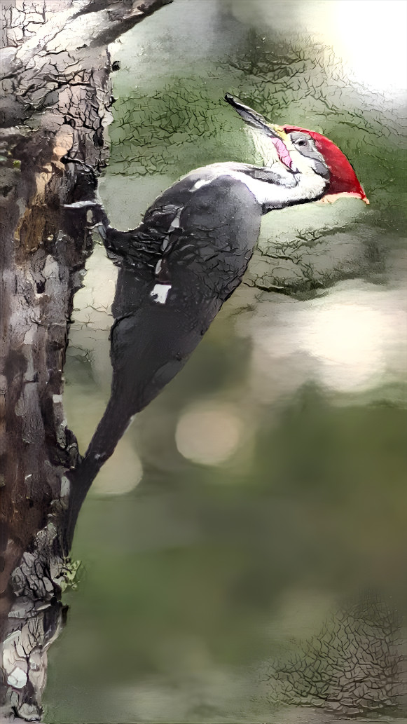 Peeling Pileated 