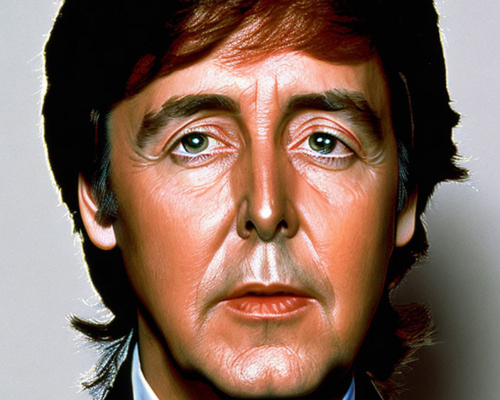 Male headshot: brown hair, blue eyes, black coat, white shirt, light background