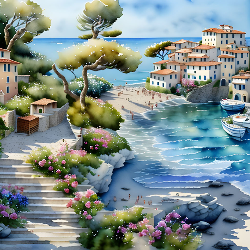 Italian seashore