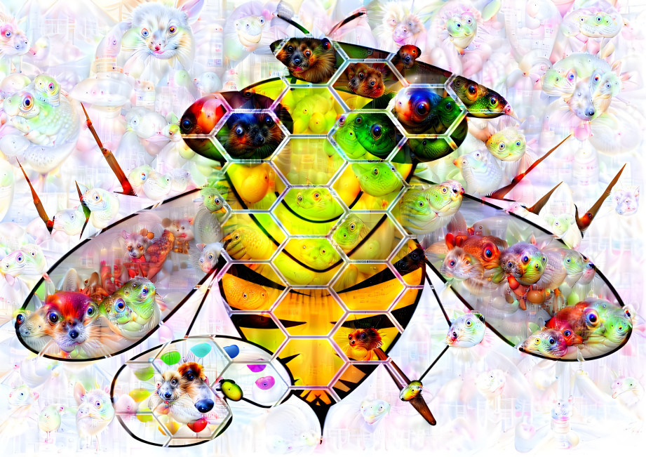 Deep Dream Fathomless Artist Bee 