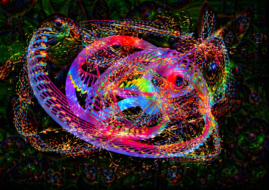 Deep Dream Flame Painting