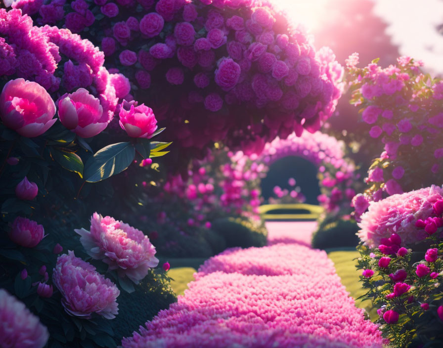 peony flower garden